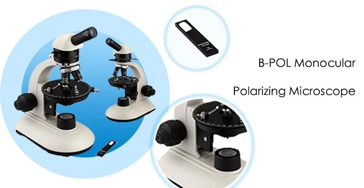 B-POL monocular educational polarizing microscope